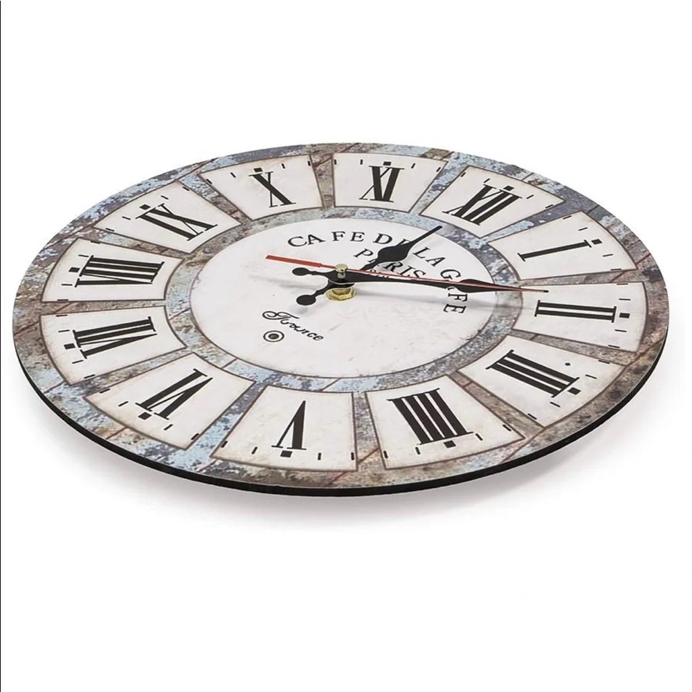 Wall Clock - Roman Numerals - Rustic - New in box - Picture 4 of 8